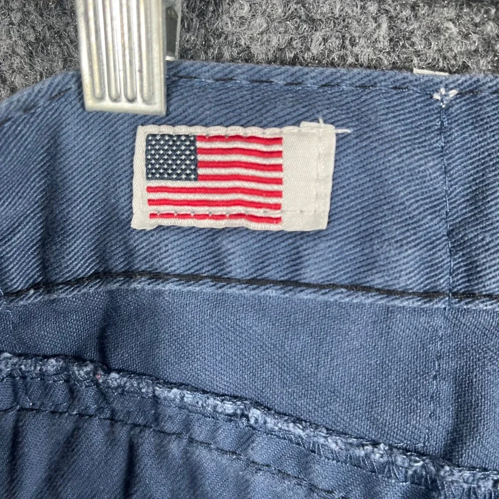 True Religion Ricky Super T Pants Mens 38 Blue Black Contrast Stitch Made in USA